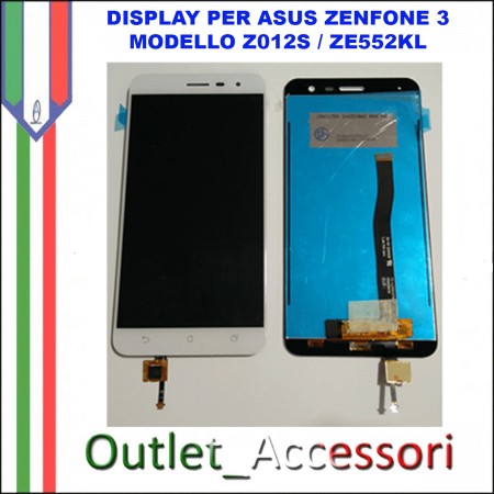 Display LCD Touch Asus Zenfone 3 Z012S ZE552KL 5,5'' Schermo Completo