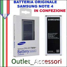 Batteria Pila Originale Samsung Note 4 N910 N910F SM EBBN910BBE Blister