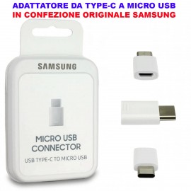 Adattatore Originale Samsung Type-C TypeC a Micro USB Cavo EE-GN930BWEGWW