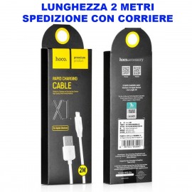 Cavo USB Lightning Carica Dati Originale 2 METRI Hoco per Iphone 5 5S 5C 6 6S Plus 7
