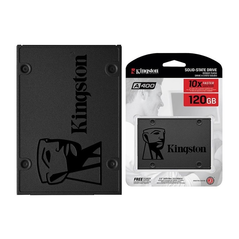 Hard Disk SSD 120GB Kingston A400 Stato Solido SATA3 SA400S37/120G