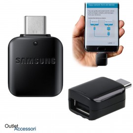 Adattatore Originale Samsung Type-C TypeC a Porta USB OTG S8 Cavo EE-UN930BBEGWW