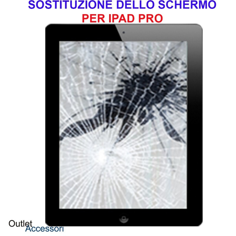 Sostituzione Cambio Schermo Display Apple Ipad PRO 9,7 A1673 A1674 A1675 Vetro Touch Rotto