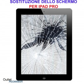 Sostituzione Cambio Schermo Display Apple Ipad PRO 12,9 A1584 A1652 Vetro Touch Rotto