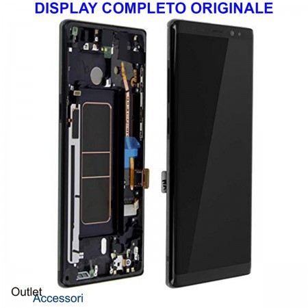 Display LCD Touch Samsung NOTE 8 N950 SM-N950F Nero Originale Vetro Touch GH97-21065A