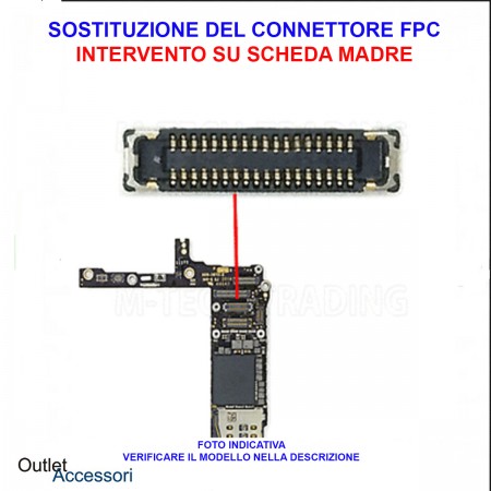 Cambio Connettore FPC LCD Display Samsung J5 2016 Intervento su Scheda Madre J510