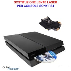 Cambio Sostituzione Laser Lettore Lente Sony PS4 Unità Ottica