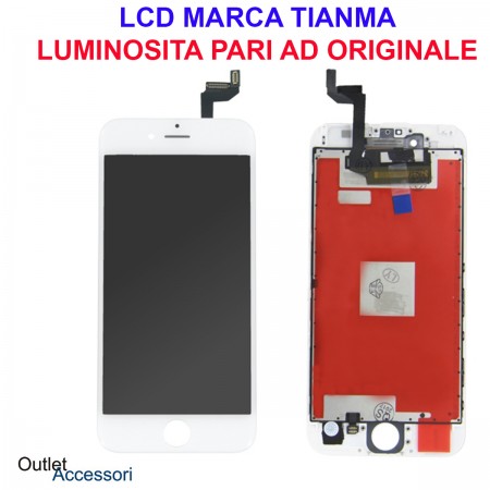 Display Schermo LCD Touch Screen Vetro Apple Iphone 6S A1688