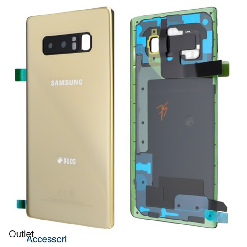 Copribatteria Samsung NOTE 8 GOLD