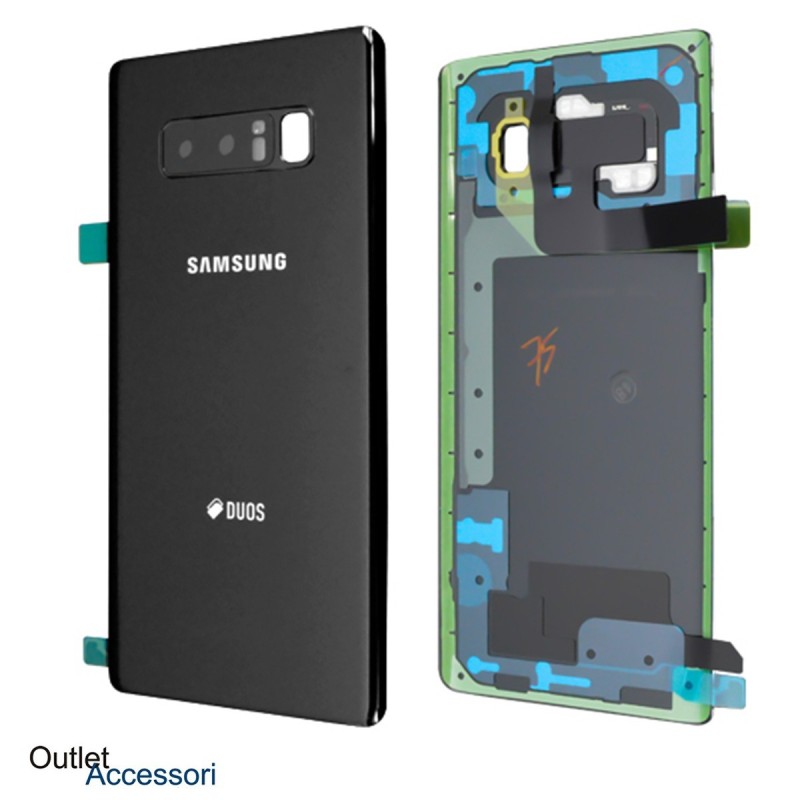 Copribatteria Samsung Note 8 NERO NERA