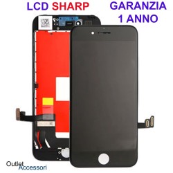 Display Schermo ORIGINALE SHARP per Apple Iphone 7 PLUS Nero LCD Touch Vetro OEM 3D