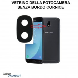 Vetro Vetrino Fotocamera Camera SAMSUNG J5 J7 2017 J530 J730 Lens con Adesivo 3M Originale