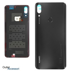 Copribatteria Scocca Posteriore Originale Huawei P SMART Z STK-LX1 NERA BLACK Vetro Tasto Impronte Back Cover 02352RRK