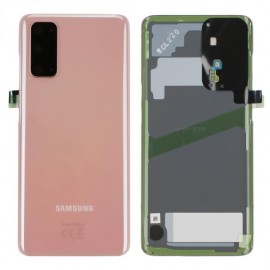 Scocca Copribatteria Vetro ORIGINALE Samsung Galaxy S20 G980F 5G G981B Rosa Pink