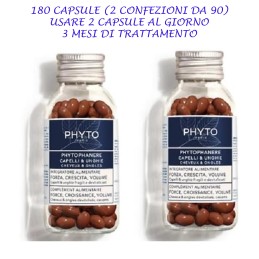 Phyto Phytophanere Duo 180 Capsule - Integratore Alimentare per Capelli e Unghie