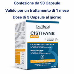 Cystiphane Anagen Fort Biorga - Formula Potenziata per situazioni Croniche  - Integratore Alimentare per Capelli